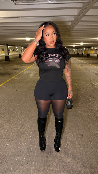 LIPS SEALED BABY TEE